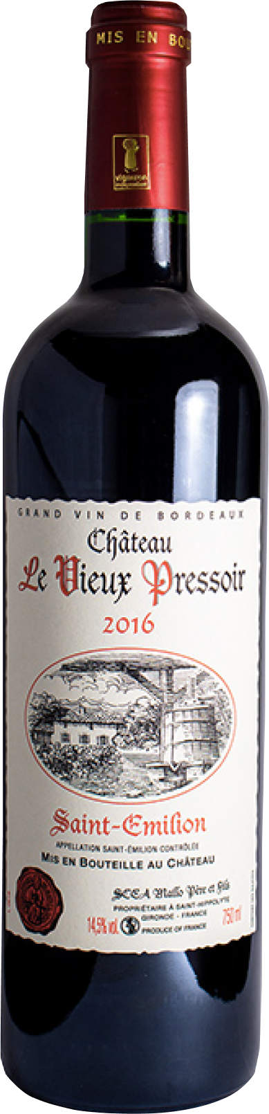 Chateau Le Vieux Pressoir, Saint Emilion, 2016