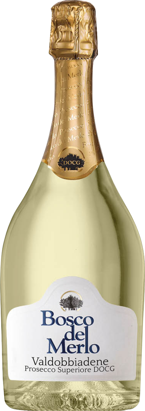 Bosco del Merlo, Valdobbiadene Prosecco Superiore DOCG Extra Brut, NV